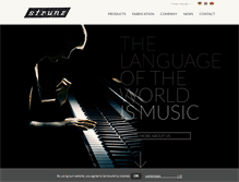 Tablet Screenshot of holzwerke-strunz.de